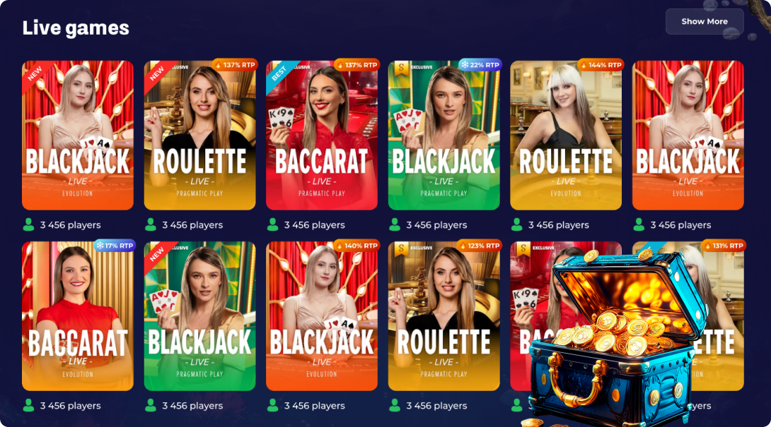 Triton Slots Casinò dal Vivo